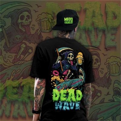 Dead Wave – Дизайнерска унисекс тениска в пънк стил